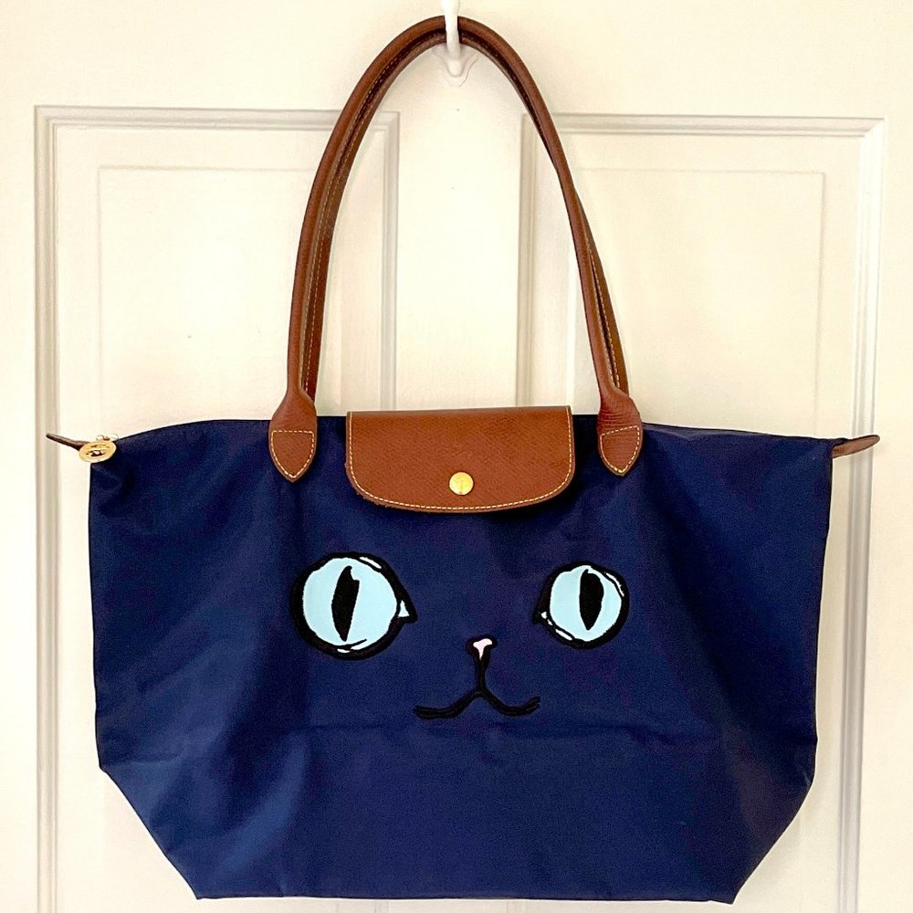 LIMITED EDITION  Longchamp Le Pliage Preage Tote MIAOU